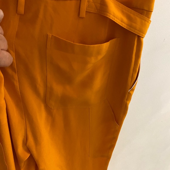 L.A.M.B. “Rare” Gwen Stefani Totemic Clan spicy orange jumpsuit size 2 - Picture 8 of 16